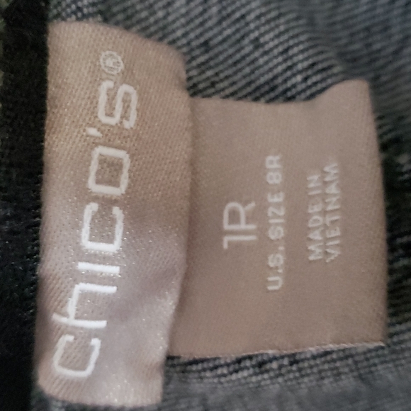 Chico's Nice Denim Jeans sz1R - Picture 7 of 11